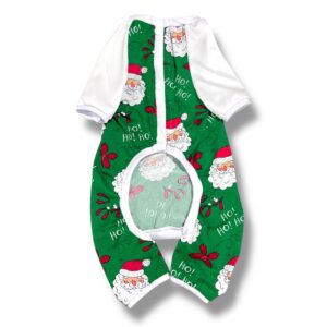 Pijama de Santa Claus Verde