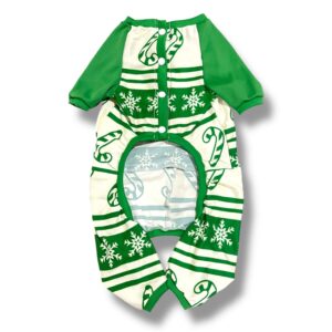 Pijama de Candy Cane Verde